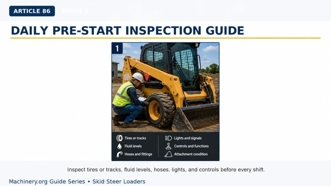 Daily Pre-Start Inspection and Leak Check Guide