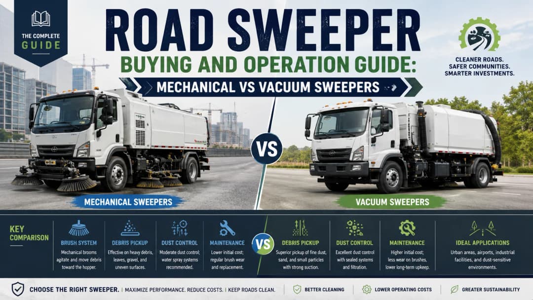 Road Sweeper Buying and Operation Guide: Mechanical vs Vacuum Sweepers