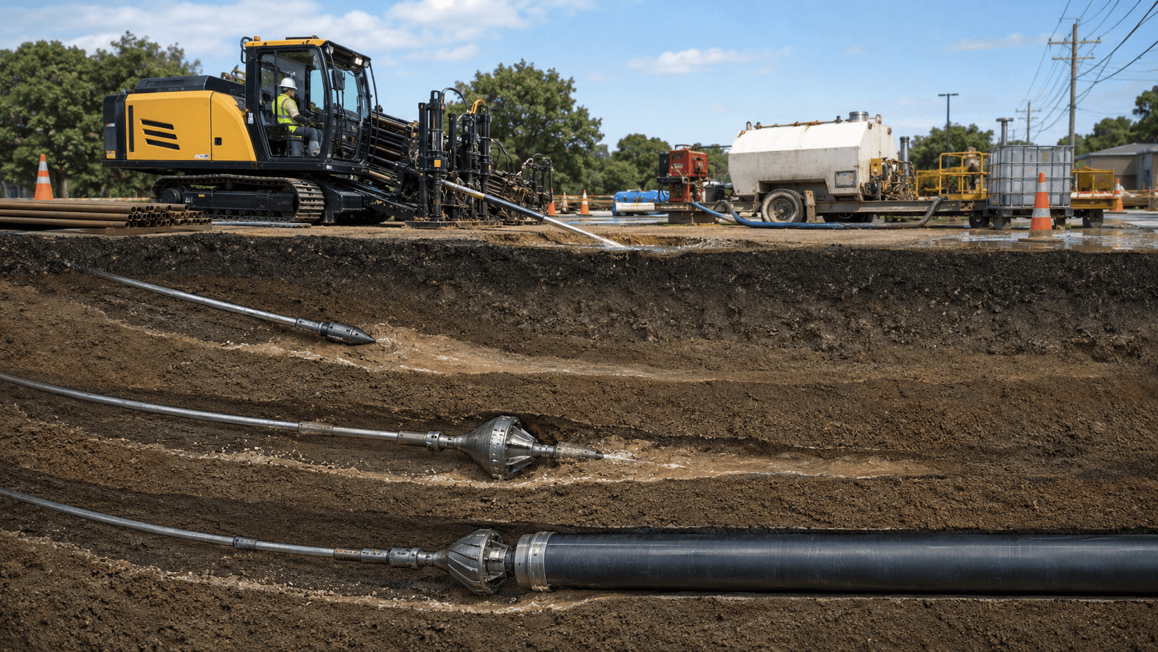 Horizontal Directional Drilling Guide: Pilot Bore, Reaming, and Pullback Explained