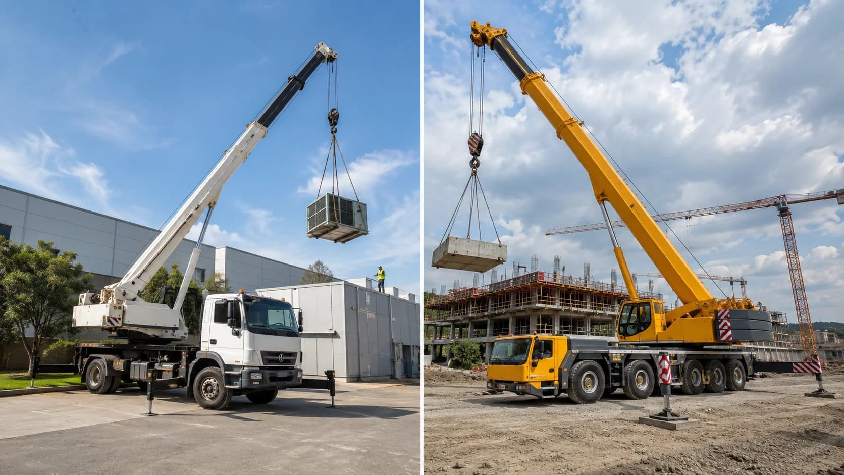 Truck-Mounted Crane vs Mobile Crane: Applications, Capacity, and Mobility Compared