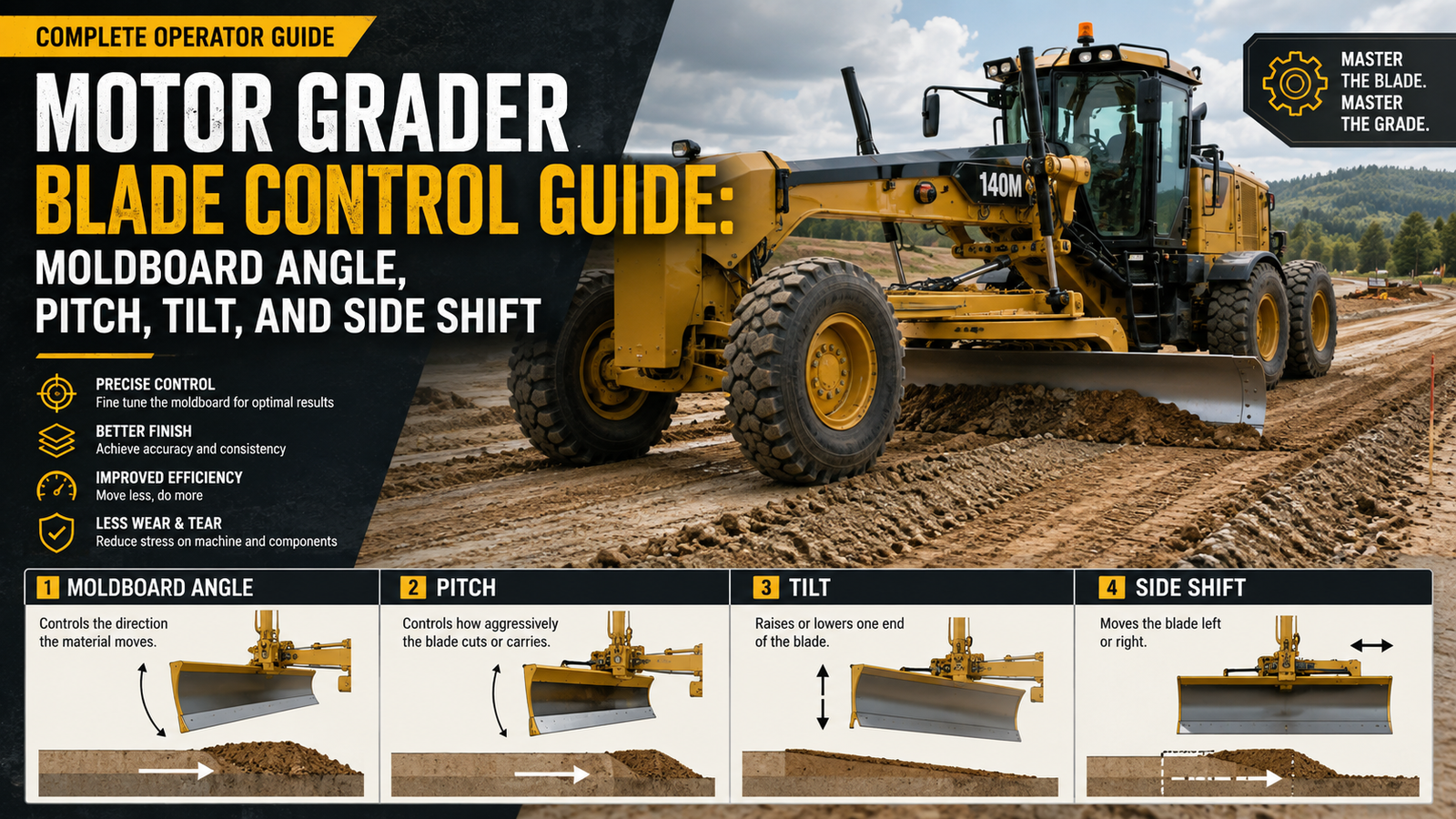 Guide Topic Image 5 Motor Grader Blade Control Guide illustration